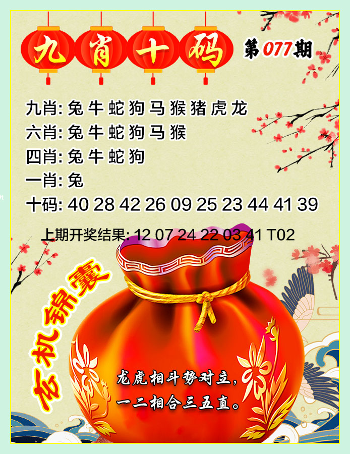 077期九肖十码[图]